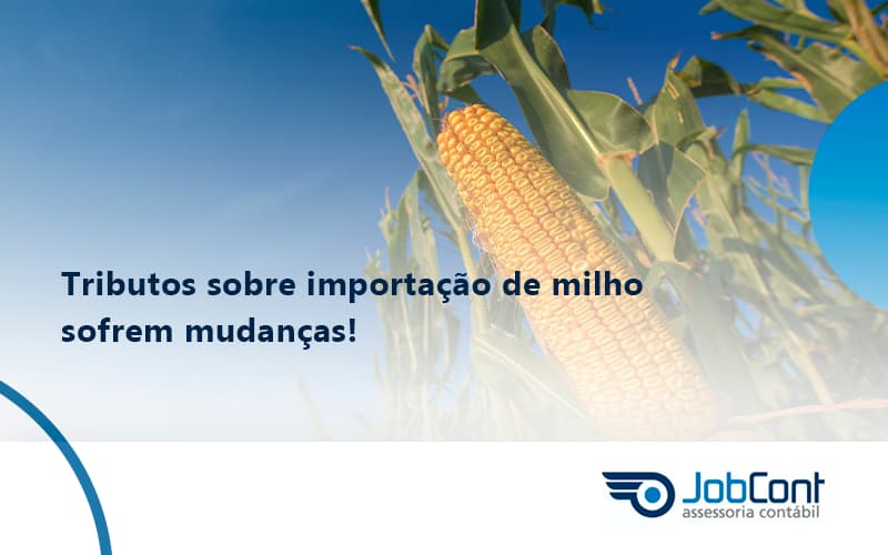 Tributos Sobre Importação De Milho Sofrem Mudanças! Jobcont - Job Cont